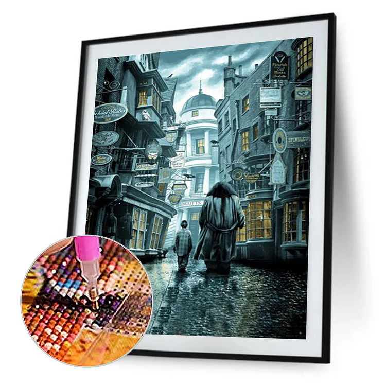 Harry Potter 40*50CM (Canvas) Full Round Drill Diamond Painting