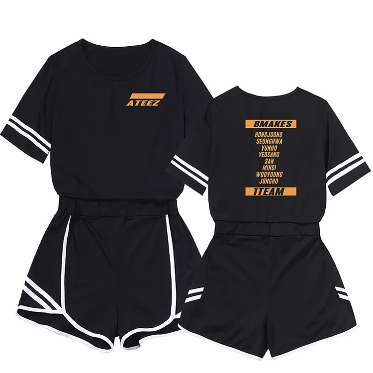 ATEEZ T-Shirt Shorts Set