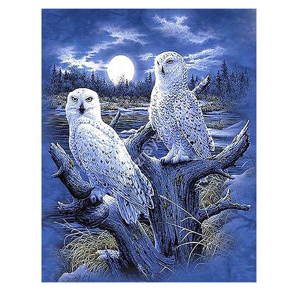 

30*40CM - Moonlight - Round Drill Diamond Painting, 501 Original
