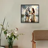 Diamond Painting-DIY Full Round Drill Girl And Horse