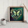 Heart-Shaped-11CT Stamped Cross Stitch 55*55cm