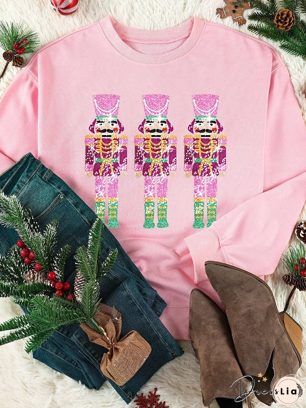 Christmas Nutcracker Graphic Sweatshirt