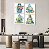 4pcs Diamond Painting-DIY Crystal Rhinestone Glass Bottle