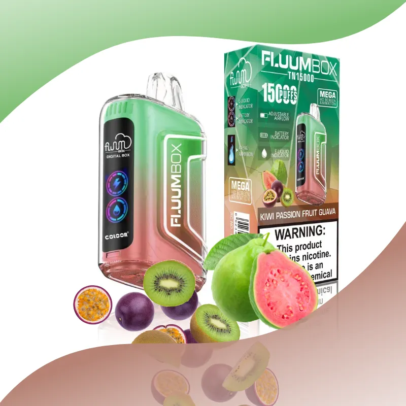 COLOOR 15000Puffs Model  FLUUMbox RAZ DIGITAL BOX  COLOOR  RAZ