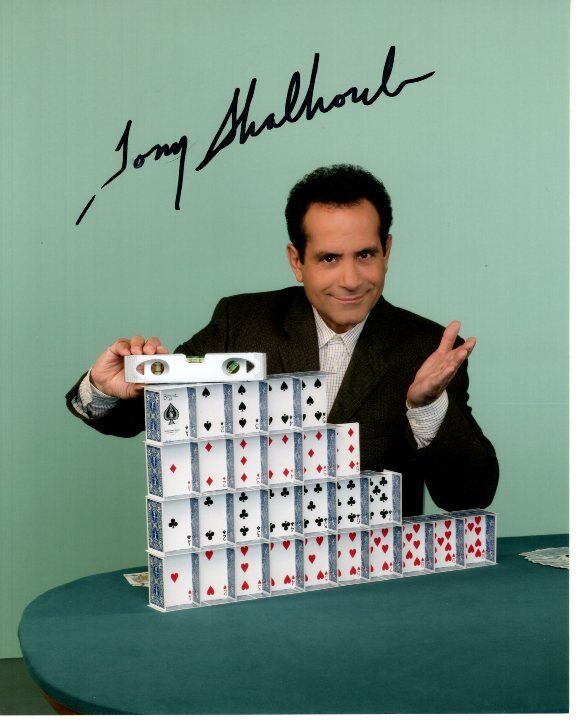 TONY SHALHOUB signed autographed 8x10 ADRIAN MONK Photo Poster painting