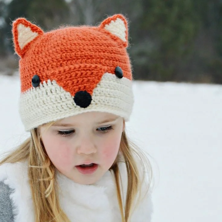 Fox Crochet Hat