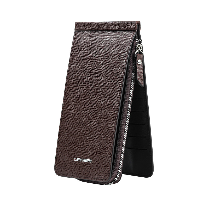 Long Zipper Women Wallet Card Holder Mobile Phone Bag Men Handbag Vertical Square Shape Soft PU Leather Sweet Lady Style Men's Wallets & Card Cases