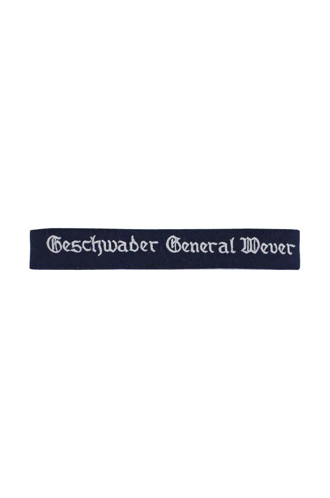   Luftwaffe Geschwader General Wever EM Cuff Title German-Uniform