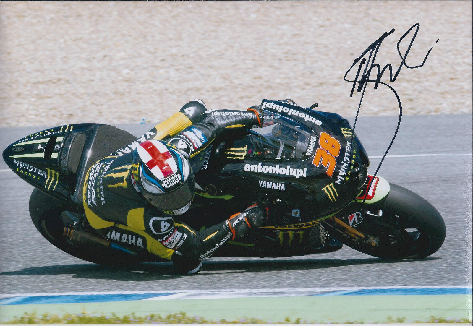 Bradley SMITH Signed 12x8 Photo Poster painting AFTAL Autograph COA Yamaha Rider Jerez Spain