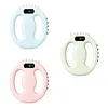 Electric Body Fascia Ring Vibration Body Shaping Massager Rechargeable 4-Sided Massager Head Fascia Ring Multifunctional Handheld Muscle Fascias Gun Deep Tissue Massage Device