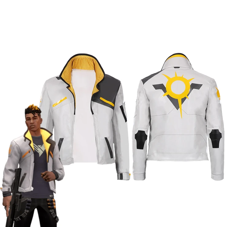 Game Valorant Phoenix Men Jacket Coat Only Cosplay Costume