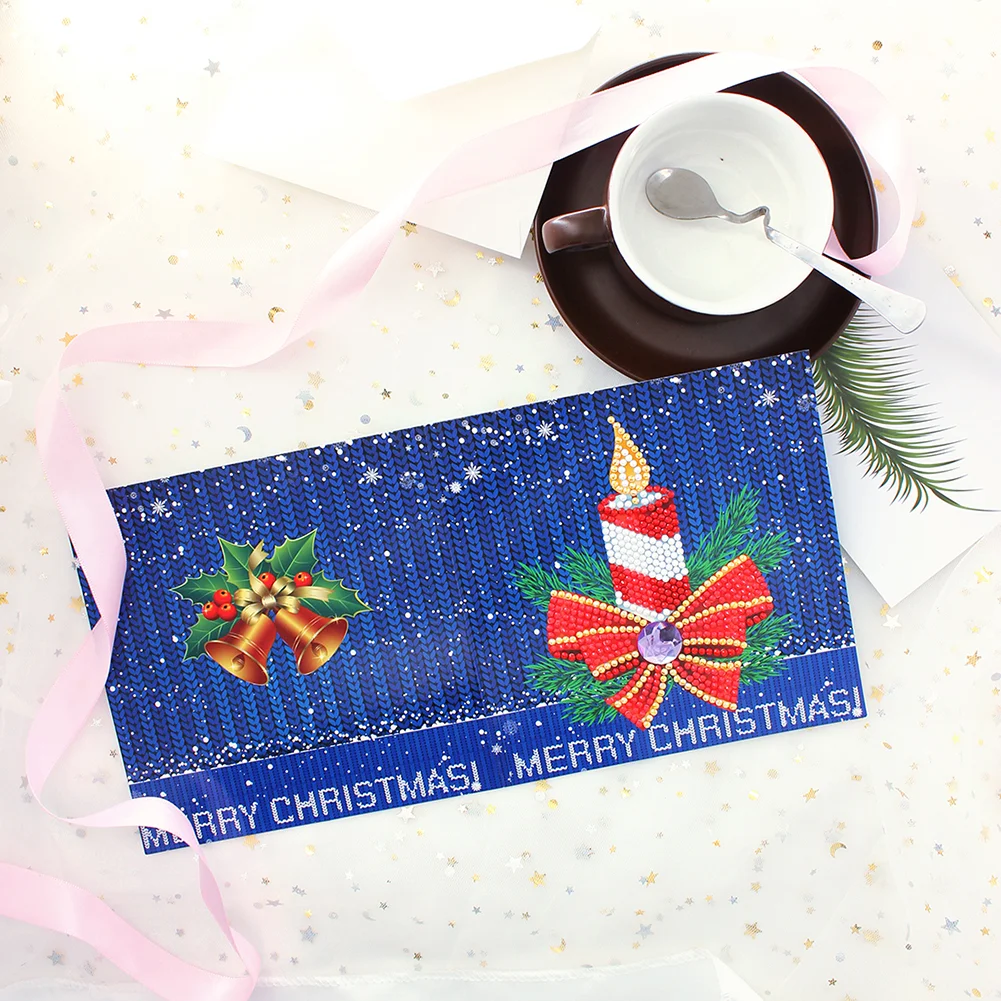 8pc 5D DIY Diamond Painting Greeting Card Special Shaped Birthday Xmas Gift