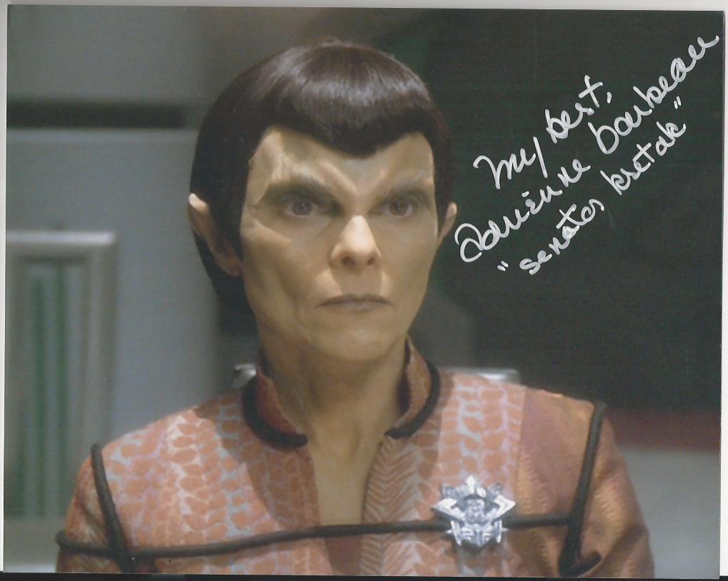 Adrienne Barbeau - Star Trek DS9 signed Photo Poster painting