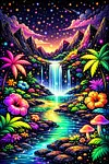Luxury AB Velvet Diamond Painting Kit - Landscape
