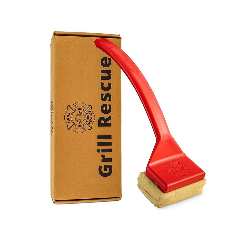 Grill Rescue BBQ Replaceable Cleaning Head Bristle Free