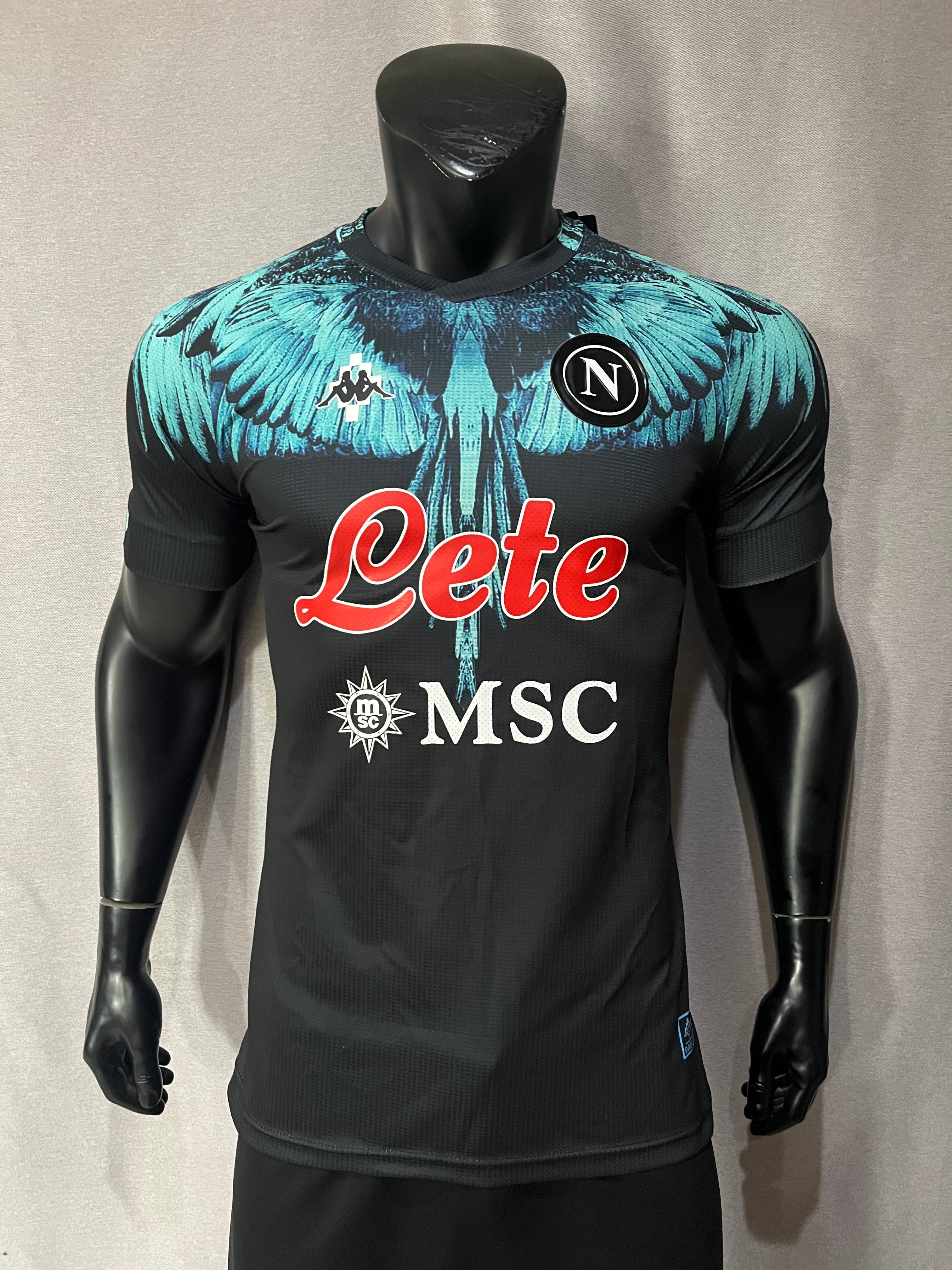 2024-25 Player Edition Napoli Black Co-branded Jersey mysite