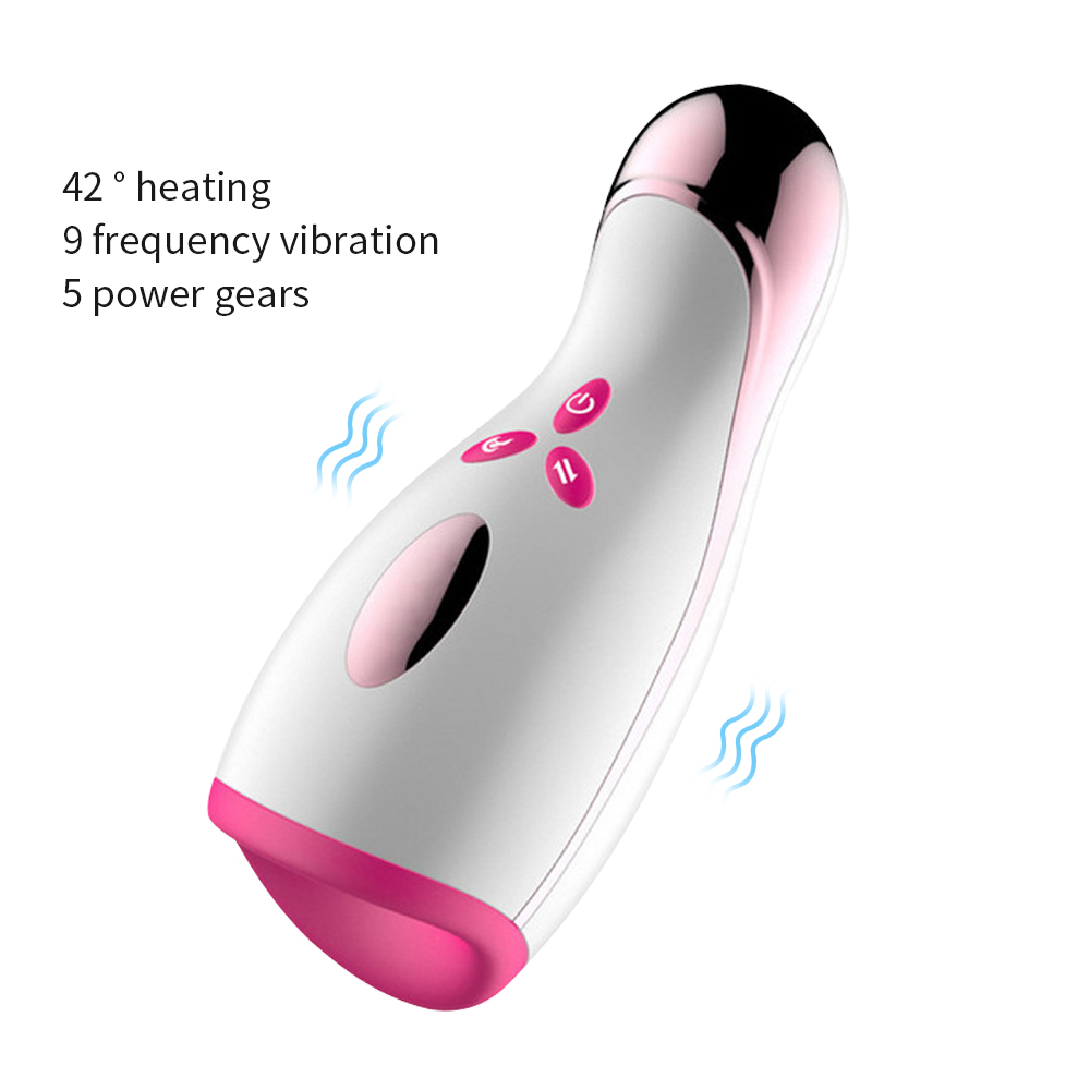 Automatic Telescopic Masturbator with Suction and Vibration for Men