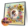 5D DIY Partial Special Shaped Drill Diamond Painting Mother Kid Kit Decor30x30cm