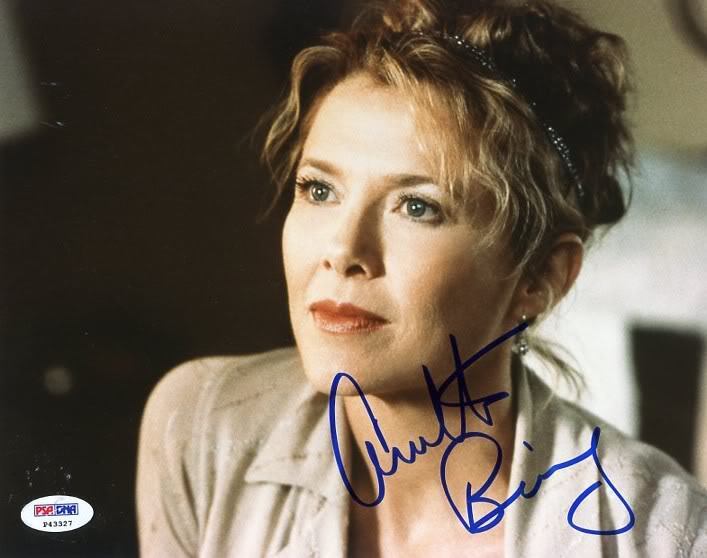 Annette Bening American Beauty Signed Authentic 8X10 Photo Poster painting PSA/DNA #P43327