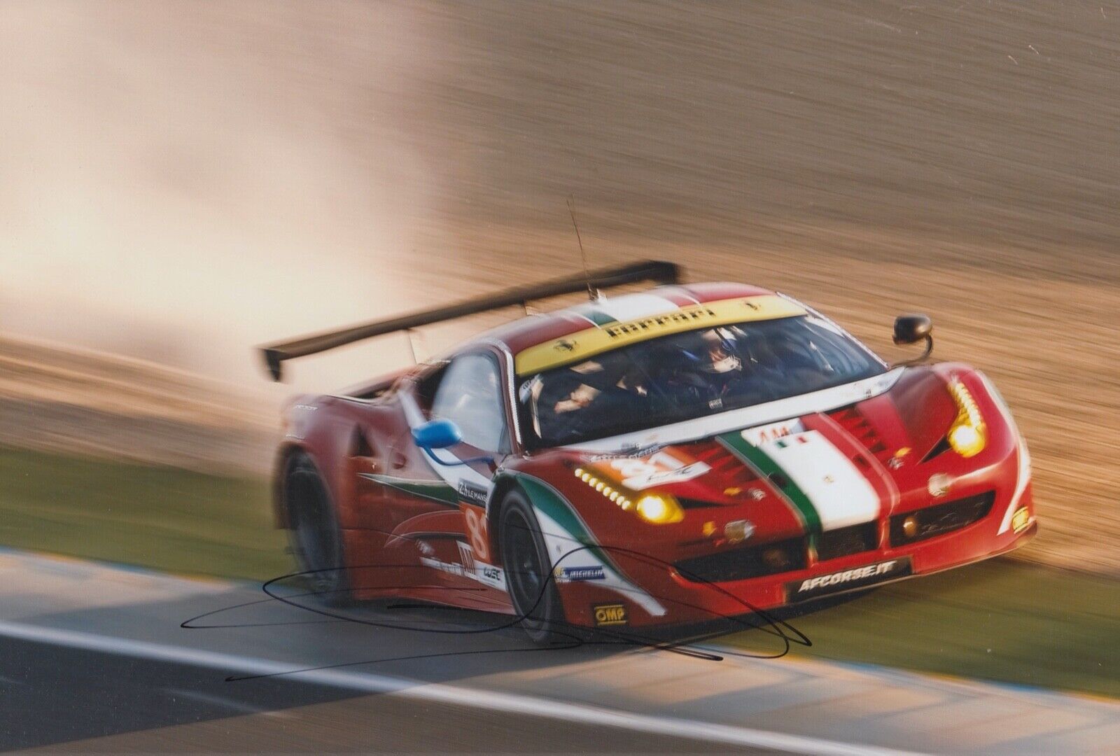 Sam Bird Hand Signed 12x8 Photo Poster painting Le Mans Autograph Ferrari