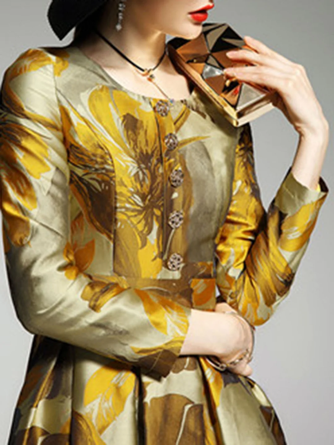 A-Line Cocktail Elegant Prom Party loral Maxi Dress