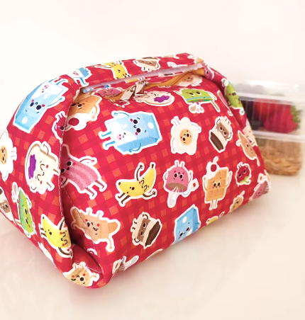 Folding Lunch Box Insulated Bag Pattern