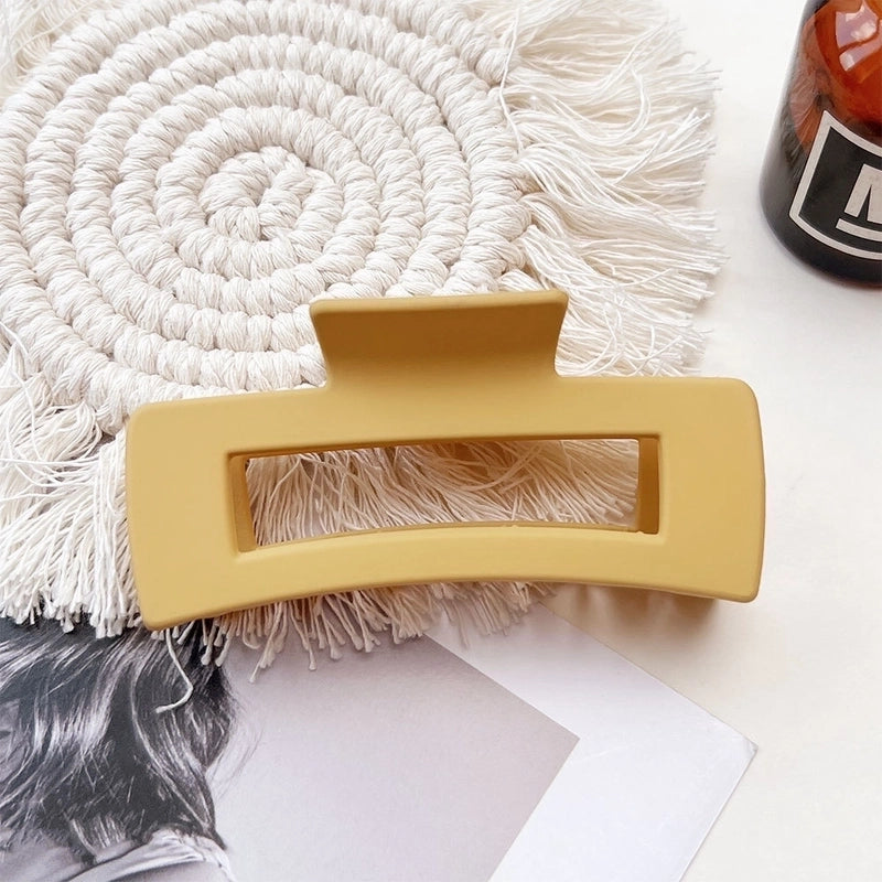 Women’s IG Style Solid Color Plastic Hair Claws