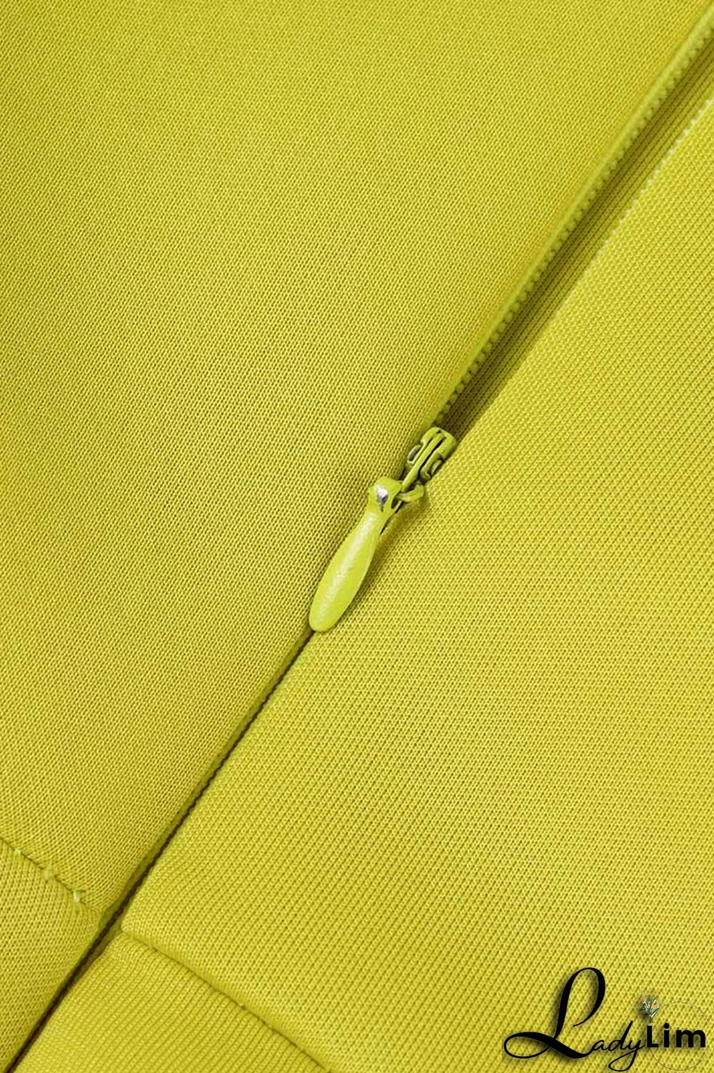 Yellow Celebrities Elegant Solid Patchwork Flounce Asymmetrical Oblique Collar Evening Dress Dresses