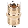 Fitting Hose Coupler Adaptor M22 14/15mm Thread Hose Fitting for Pressure Washer