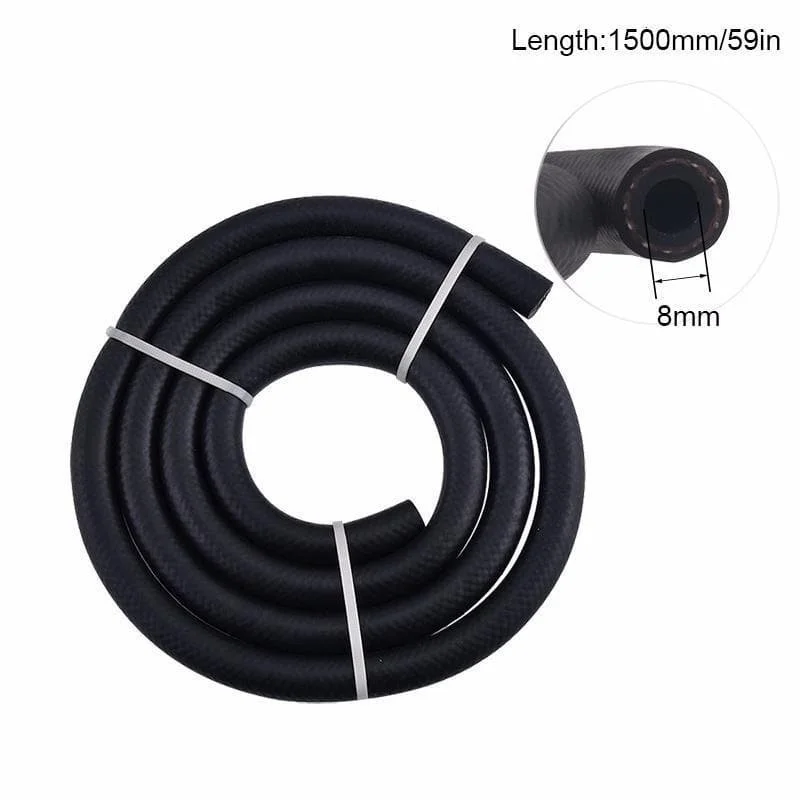 Garlaven 8 Row Universal Aluminum Transmission Oil Cooler Radiator Black