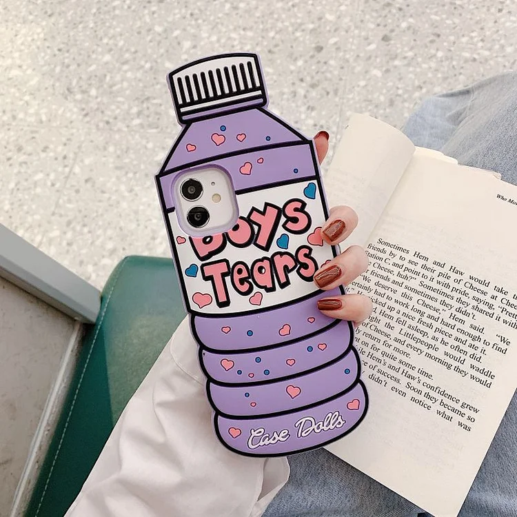 Mineral water bottle phone case