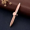Fidget Gyro LED Light Luminous Pen Decompression Pen Metal Pen Multifunctional Student Ballpoint Pen Anti-Stress Anxiety Gift Pen