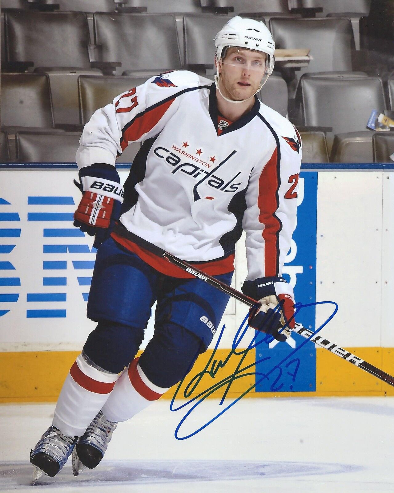 Karl Alzner Signed 8x10 Photo Poster painting Washington Capitals Autographed COA B