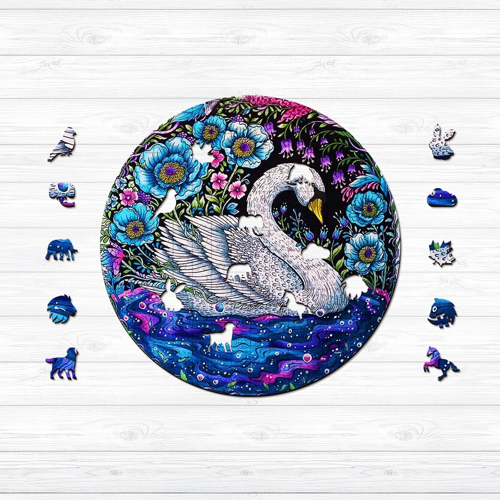 Ericpuzzle™ Ericpuzzle™The Swan Wooden Jigsaw Puzzle