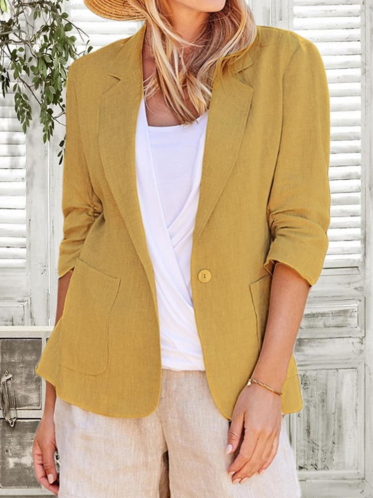 Long Sleeve Small Suit Lapel Temperament Slim Fit Jacket