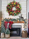 🔥Christmas Hot Sale 49% Off🔥Williamsburg Style Christmas Wreath with Fruit and Berries 🎄-mysite-Adracos