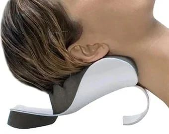 Pornhint Neck Chiro Spine Cervical Recovery Traction Kit - Inflatable Relaxer Massage Tool - Anchored Neck Cloud Massager Traction