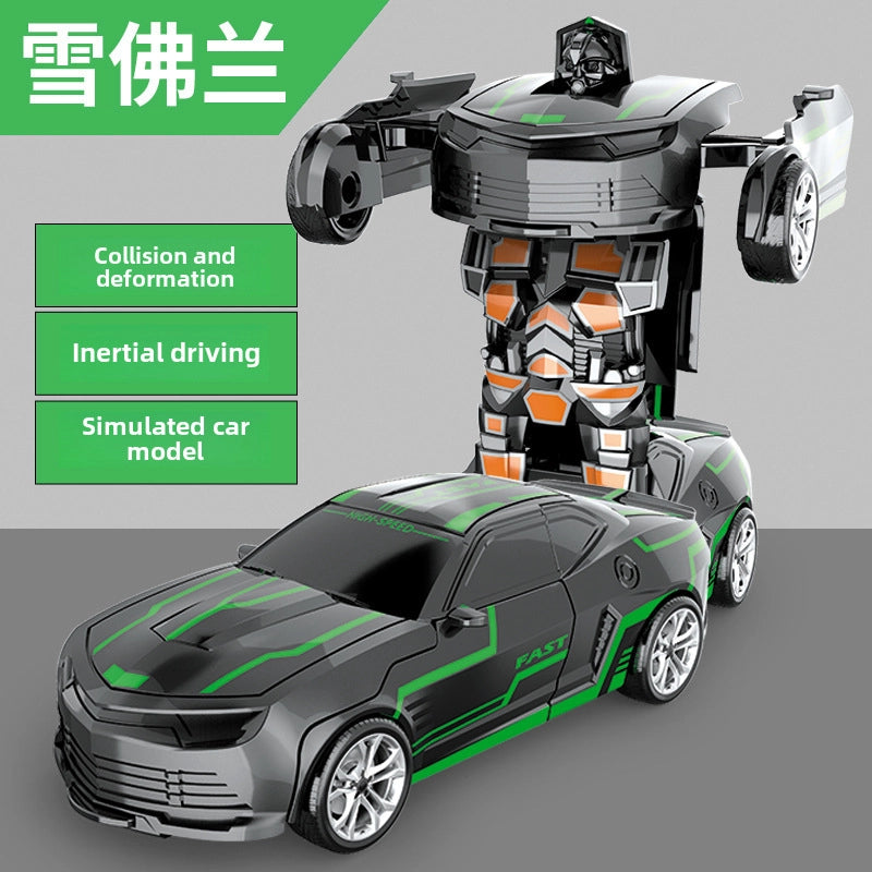 Children’s Toy Car Boy Children’s Toy Impact Deformation Car Model Inertia Toy Stall Night Market