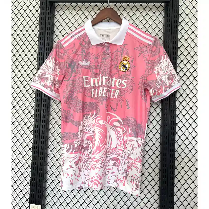 25/26 Real Madrid Special Edition Pink Soccer Jersey