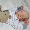 20'' Lifelike Irelan Handmade Sleeping Weighted Reborn Silicone Baby Toddlers Doll Toy - RBBI-Myrebornbabydoll&reg; Myrebornbabydoll&reg;