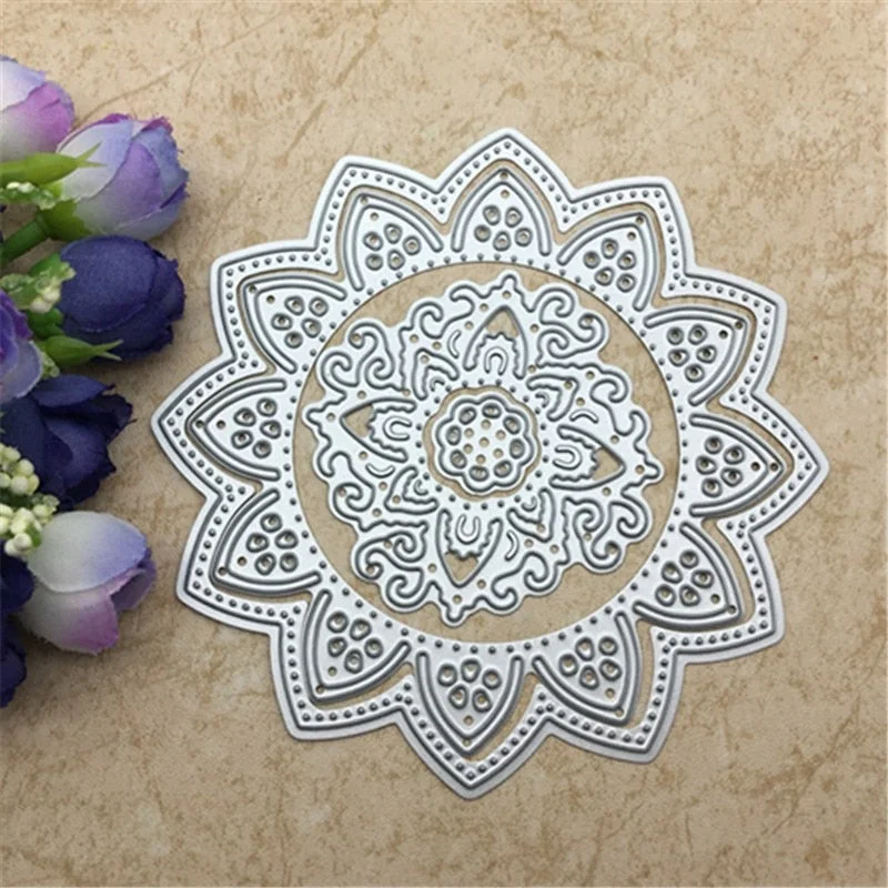 New Flower Doily Metal Cutting Dies Stencils for DIY Scrapbooking/photo album Decorative Embossing DIY Paper Cards