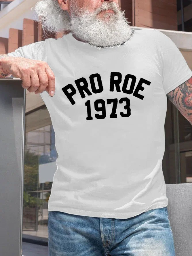 Men\'s Pro Choice PRO ROE 1973 Cotton Tee-LYTUEB0003-Annaletters