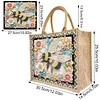 DIY Diamond Painting Bee Linen Waterproof Handbag Shopping Storage Bag Totes Kit
