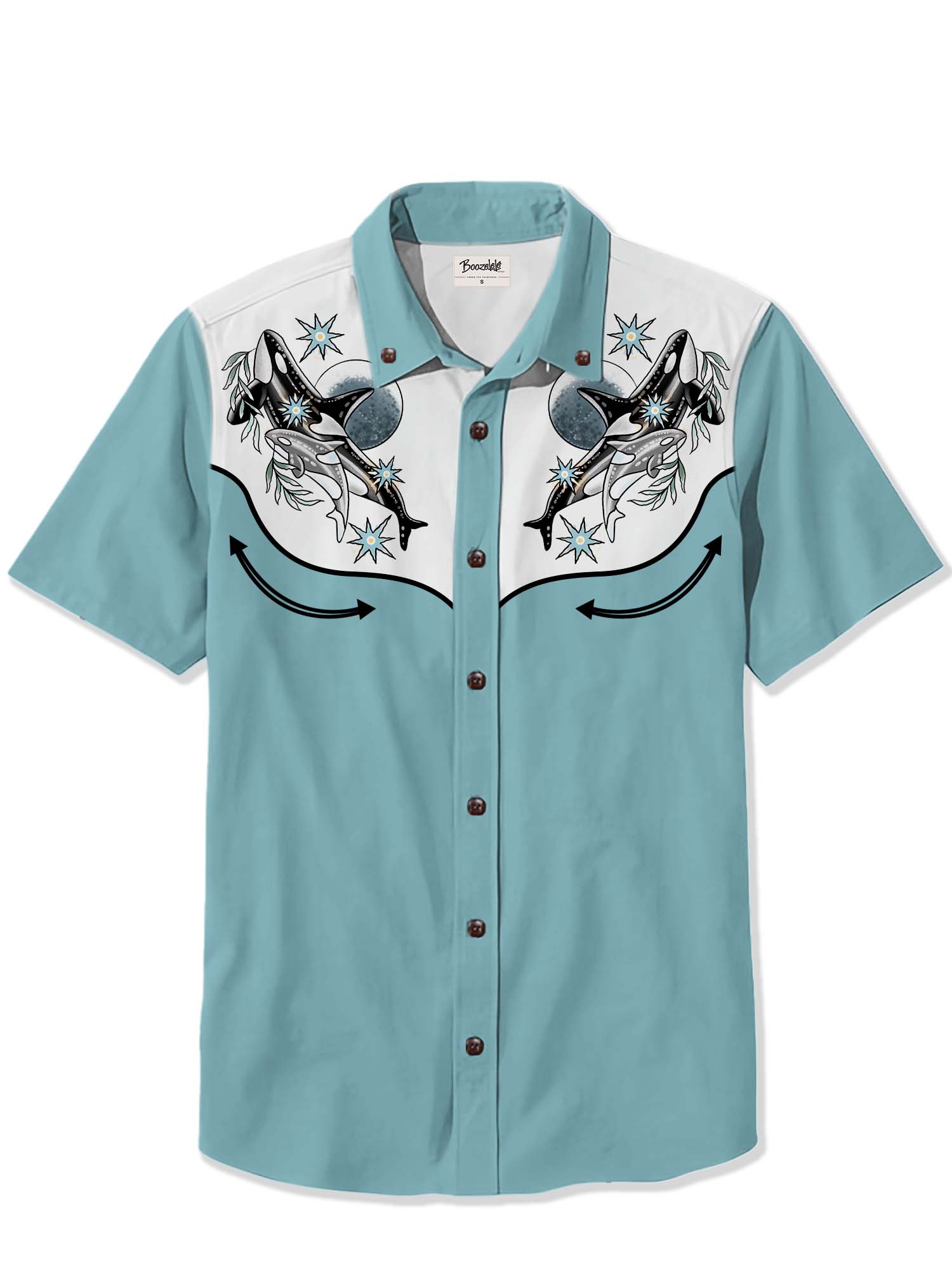 The Moon And The Killer Whale - 100% Cotton Shirt