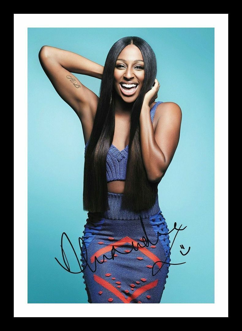 Alexandra Burke Autograph Signed & Framed Photo Poster painting 1