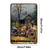 Moto - Panneaux en &eacute;tain m&eacute;tallique(20*30cm/30*40cm) - Garage