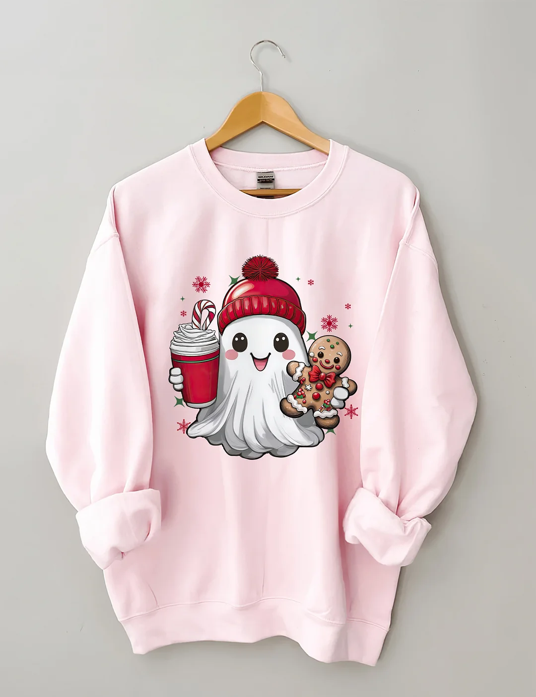 Cute Christmas Ghost Sweatshirt