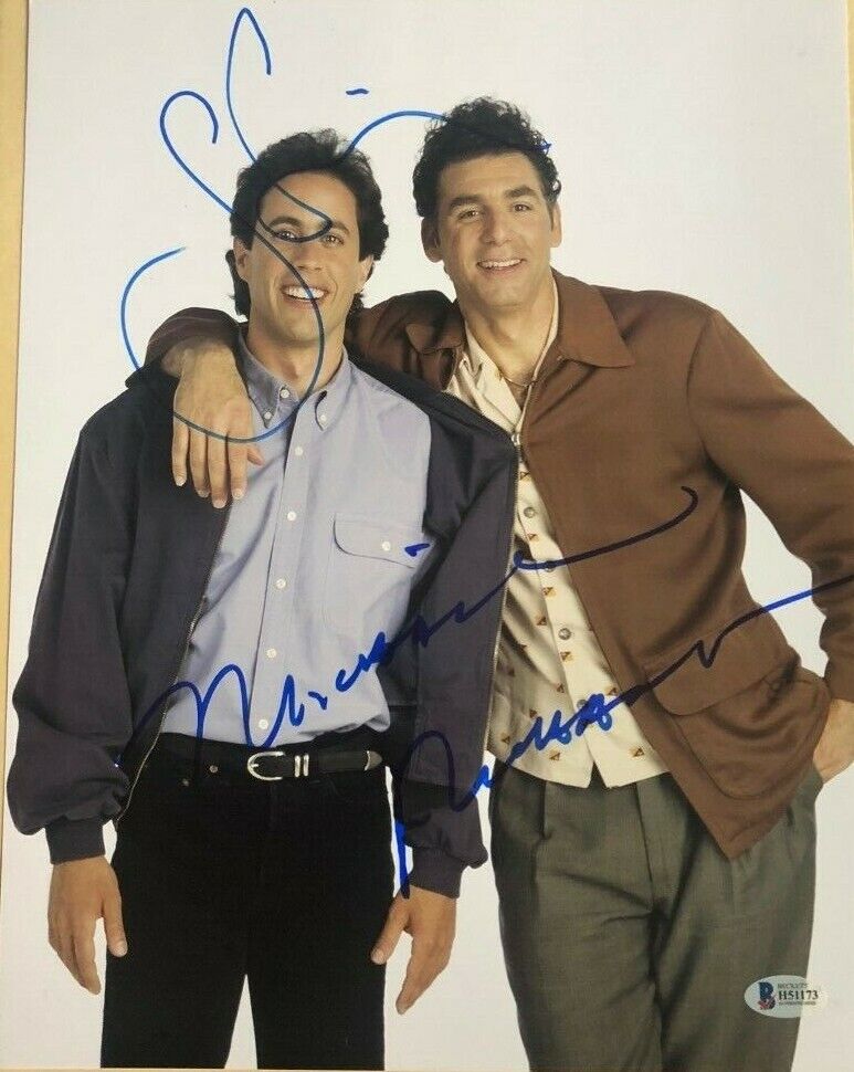 Michael Richards Jerry Seinfeld signed autographed 11x14 Photo Poster painting BECKETT COA