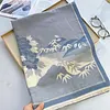Nature Moutain Water Flower Shawl Scarf