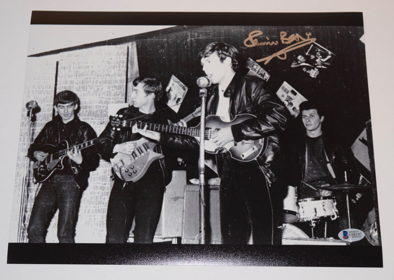 Pete Best Signed Autographed 11x14 Photo Poster painting THE BEATLES Drummer BAS Beckett COA